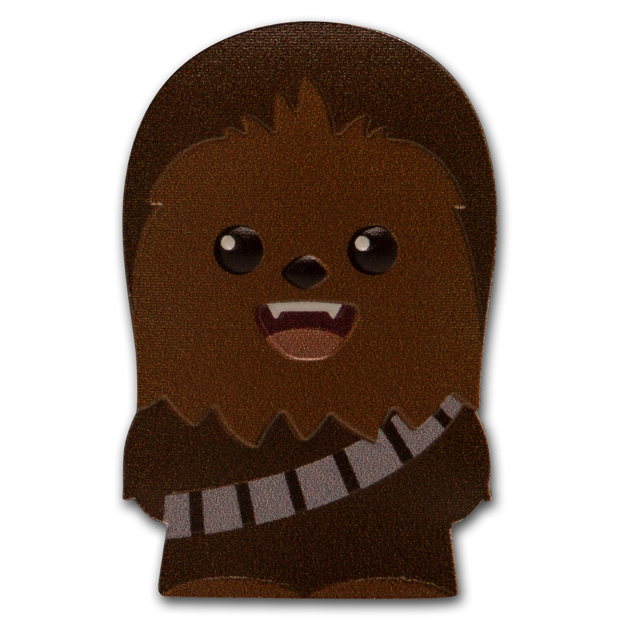 Chibi Star Wars Chewbacca 1 oz .999 Silver Coin NEW SOLD OUT! 2,000 Minted